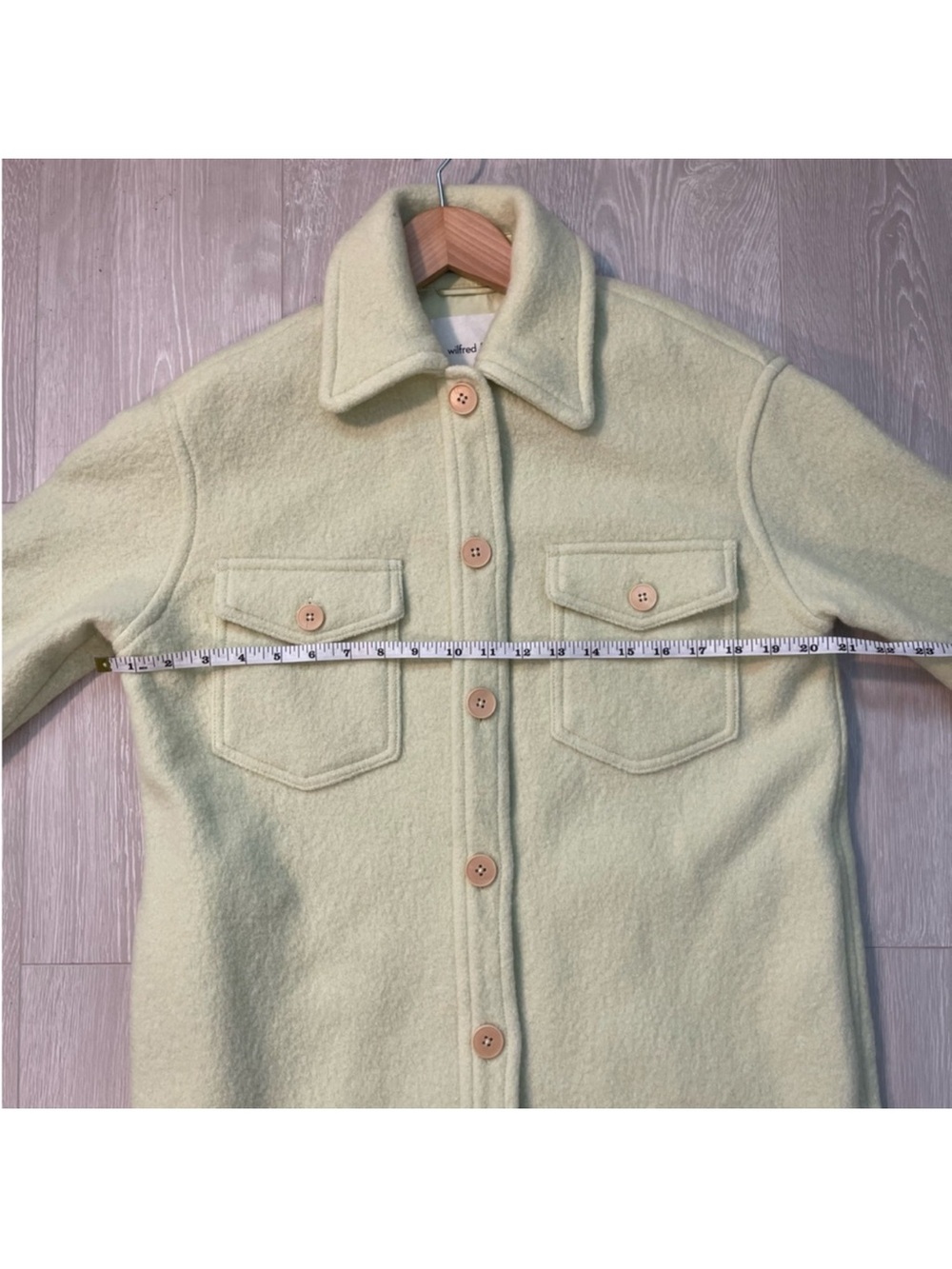 Wilfred Light Lime Oversized Shirt Jacket - Women - Picture 10 of 16